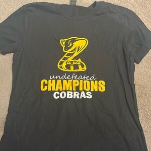 Undefeated champions cobras shirt